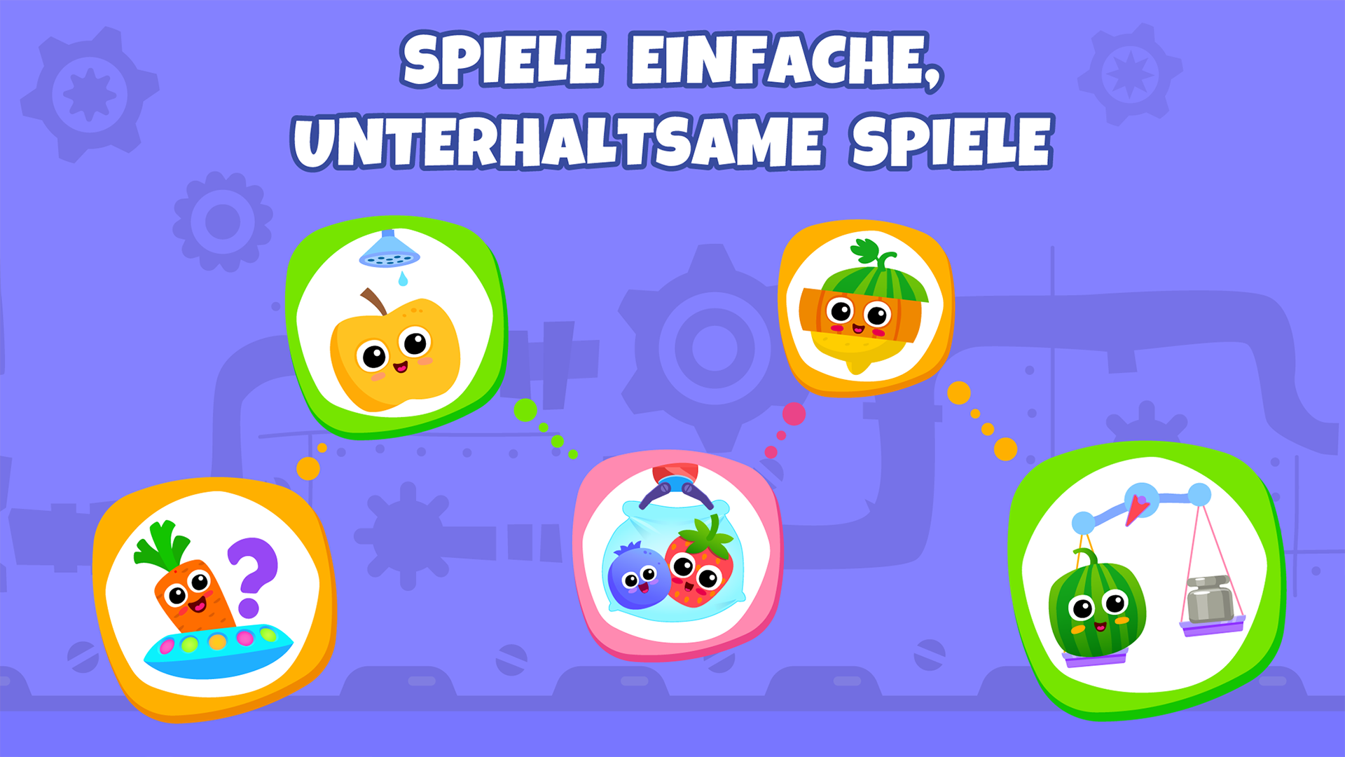 Yummies! Kinderspiele ab 4 Mädchen und Jungen! Kindergarten Lernspiele