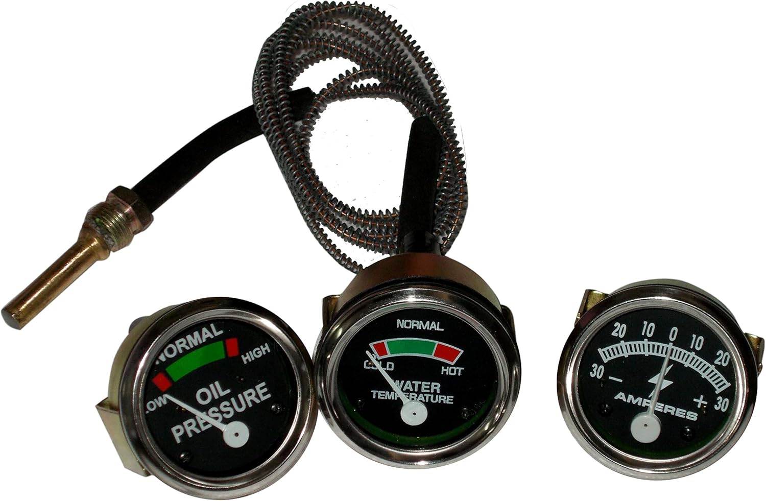 Massey Ferguson Gauge Kit OIL ,TEMPERATURE,AMPEREMF35,MF50