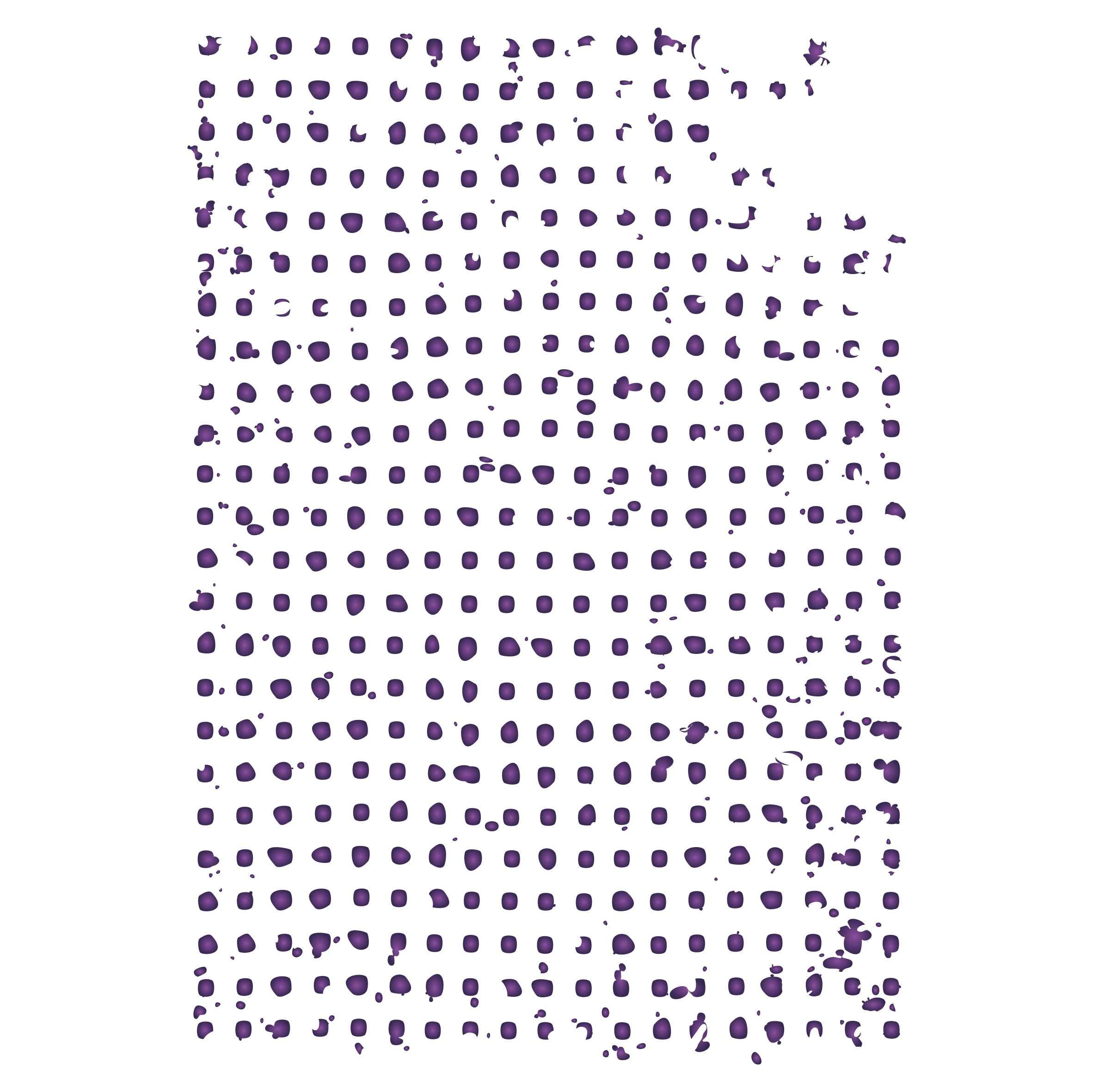 Grunge Dots Layering Stencil, 11.43 x 16.51 cm - Layering Stencil use to add Texture and Design to Mixed Media Backgrounds