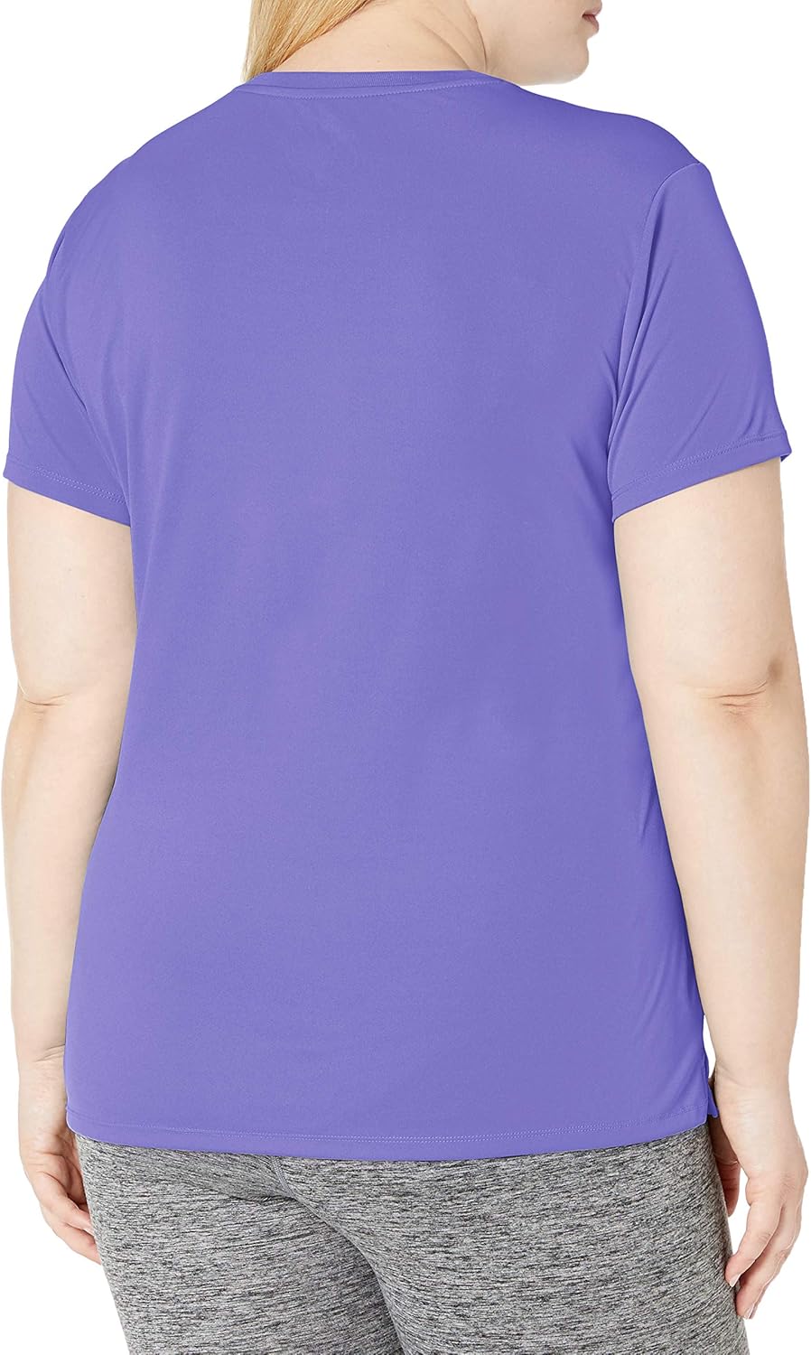 Just My Size Women's Plus-Size Cool DRI Short Sleeve V-Neck Tee at  Women’s Clothing store