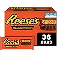REESE'S Milk Chocolate Full Size, Individually Wrapped, Gluten Free Peanut Butter Cups Candy Packs, 1.5 oz (36 Count)