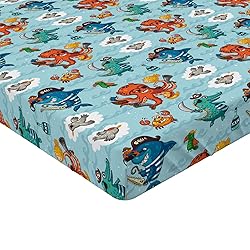Ambesonne Pirates Fitted Sheet Set, Pirates