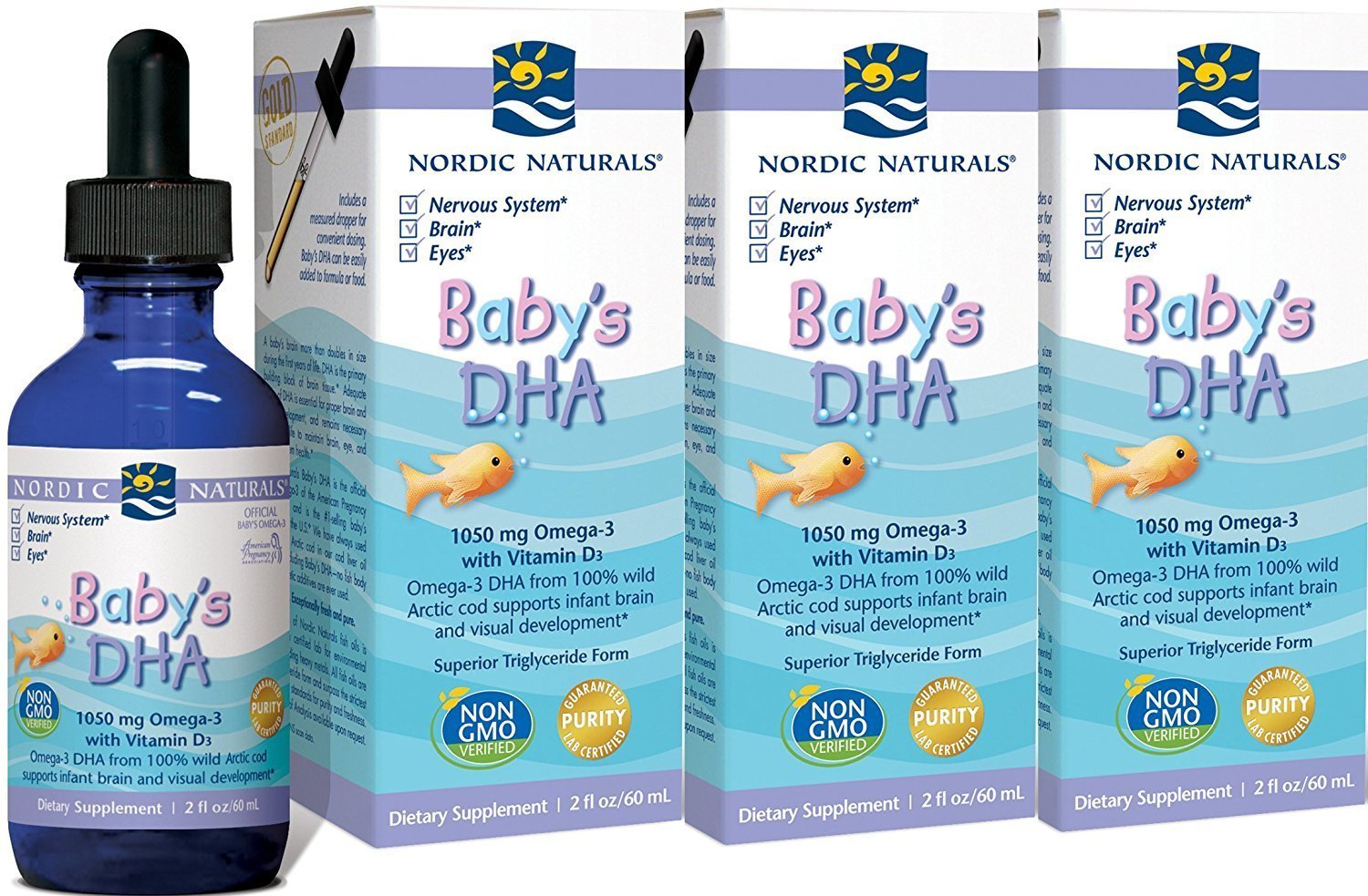 Nordic Naturals Baby's DHA Liquid Omegas from Arctic Cod Liver Oil