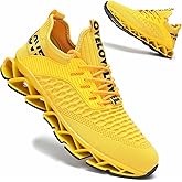 Vooncosir Men's Fashion Sneakers Breathable Mesh Running Shoes Blade Non Slip Soft Sole Casual Athletic Walking Shoes