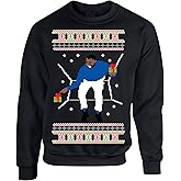 ALLNTRENDS Adult Crewneck 1-800 Hotline Bling Ugly Christmas Sweater