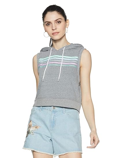 forever 21 sleeveless hoodie