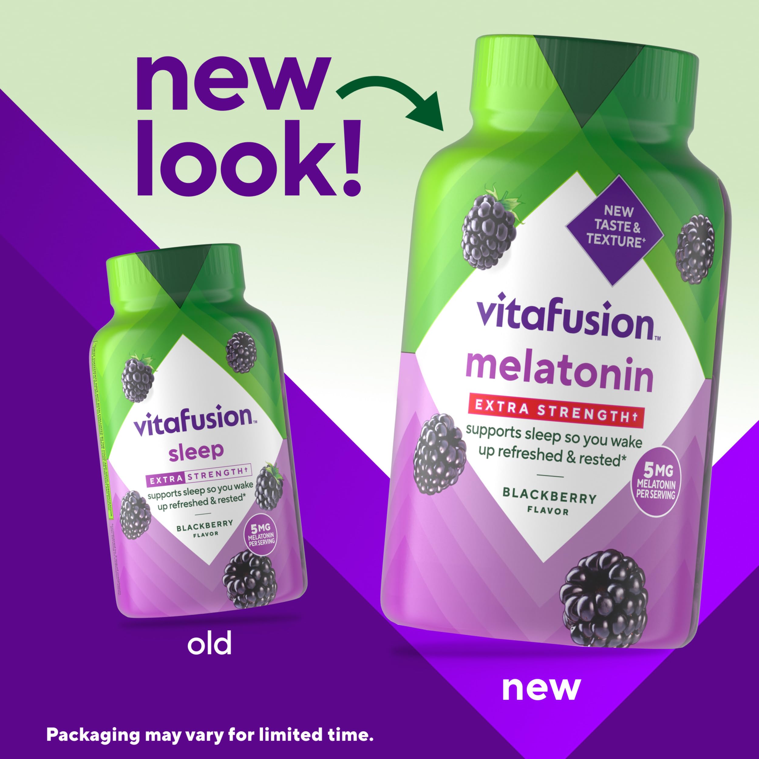 Vitafusion Extra Strength Melatonin Gummy Vitamins, 5mg, 120 ct Gummies