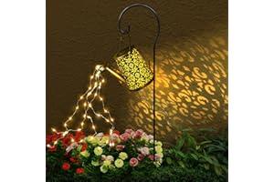 DLAOUM Solar Watering Can Lights - Solar Lights Outdoor Waterproof Warm White Hanging Lantern Garden Decorations Lights for Yard Path Landscape Decoration
