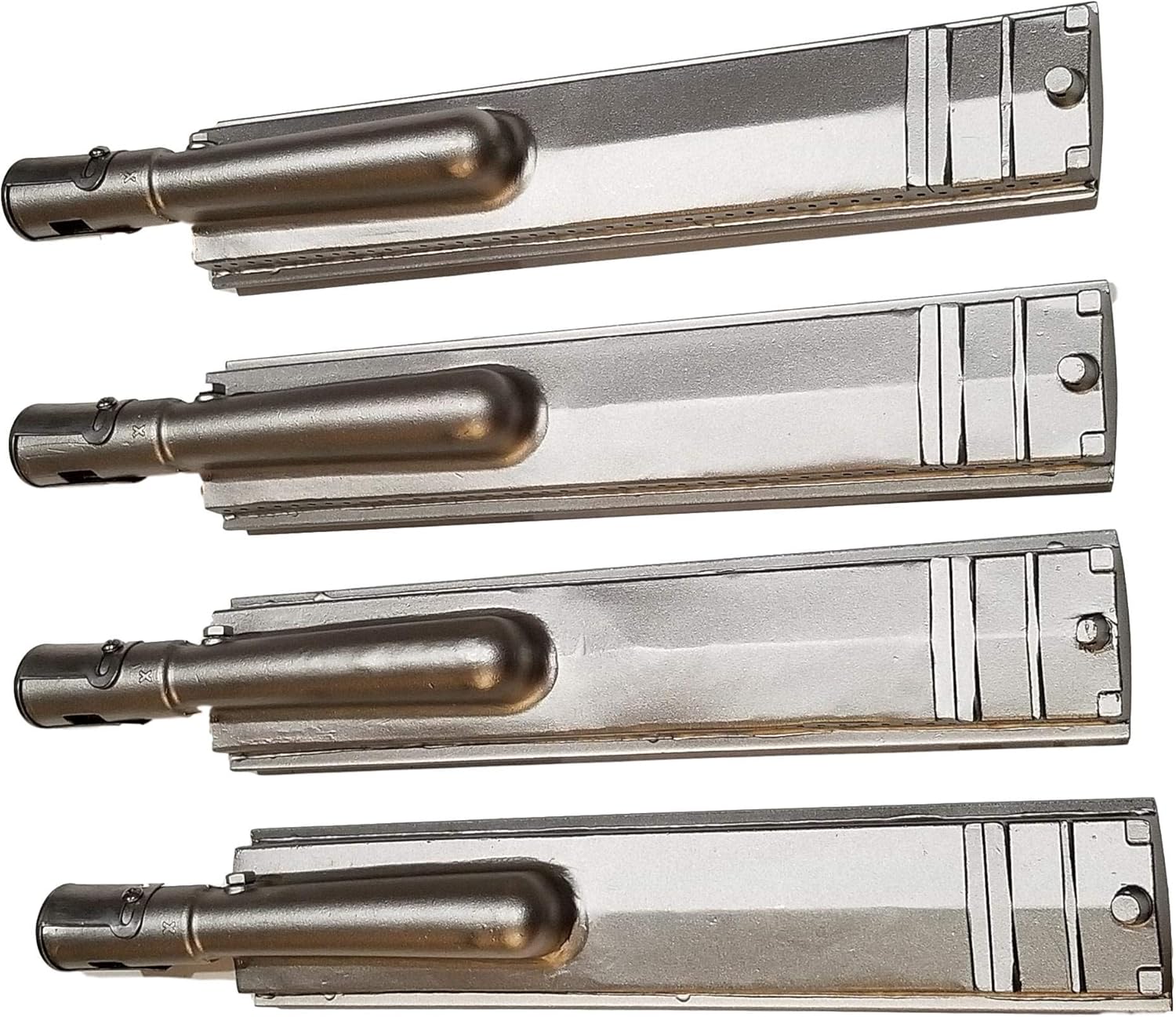 Outdoor Bazaar Set of Four Heavy Duty Cast Stainless Steel Burners for Premium Gas Grills from Bull, Cal Flame and Other Manufacurers : Garden & Outdoor