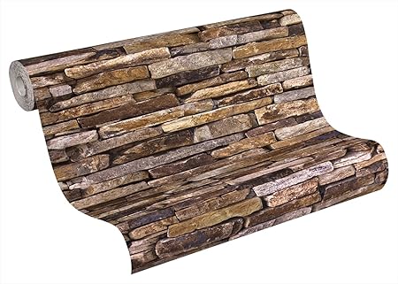 A.S. Création Vliestapete Best of Wood and Stone Tapete in Stein Optik fotorealistische Steintapete Naturstein 10,05 m x 0,53