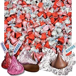 Hersheys Kisses Milk Chocolate Candy - Red and