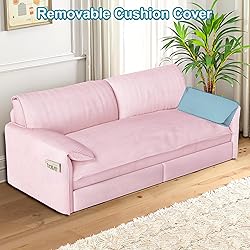 Lyngins Queen Size Sleeper Sofa Bed, 3 in 1