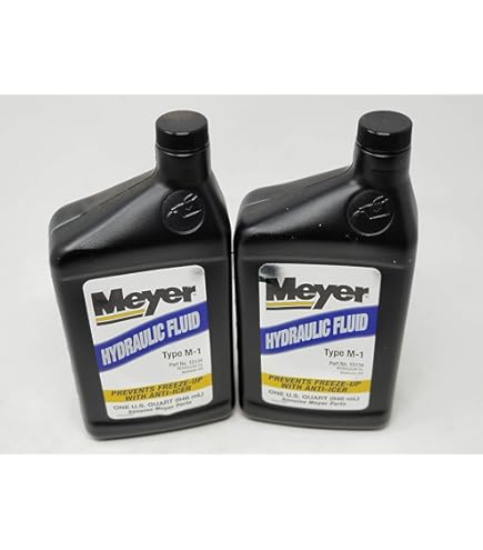 Pack of 6 Quarts of Meyer 15134 Type M-1 Snow Plow Hydraulic