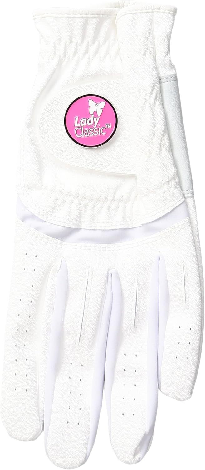 ladies footjoy golf gloves with magnetic ball marker