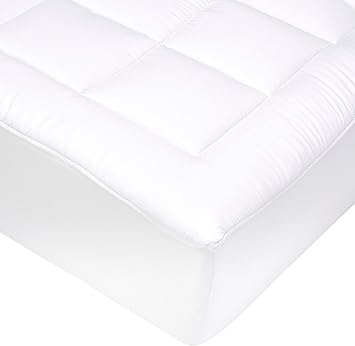 Amazon Basics Down Alternative Mattress Topper With Microfiber Shell For Uk 90 X 190 Cm Amazon Co Uk Home Kitchen