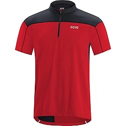 GORE WEAR Men's C3 Zip Jersey, red/Black, XL