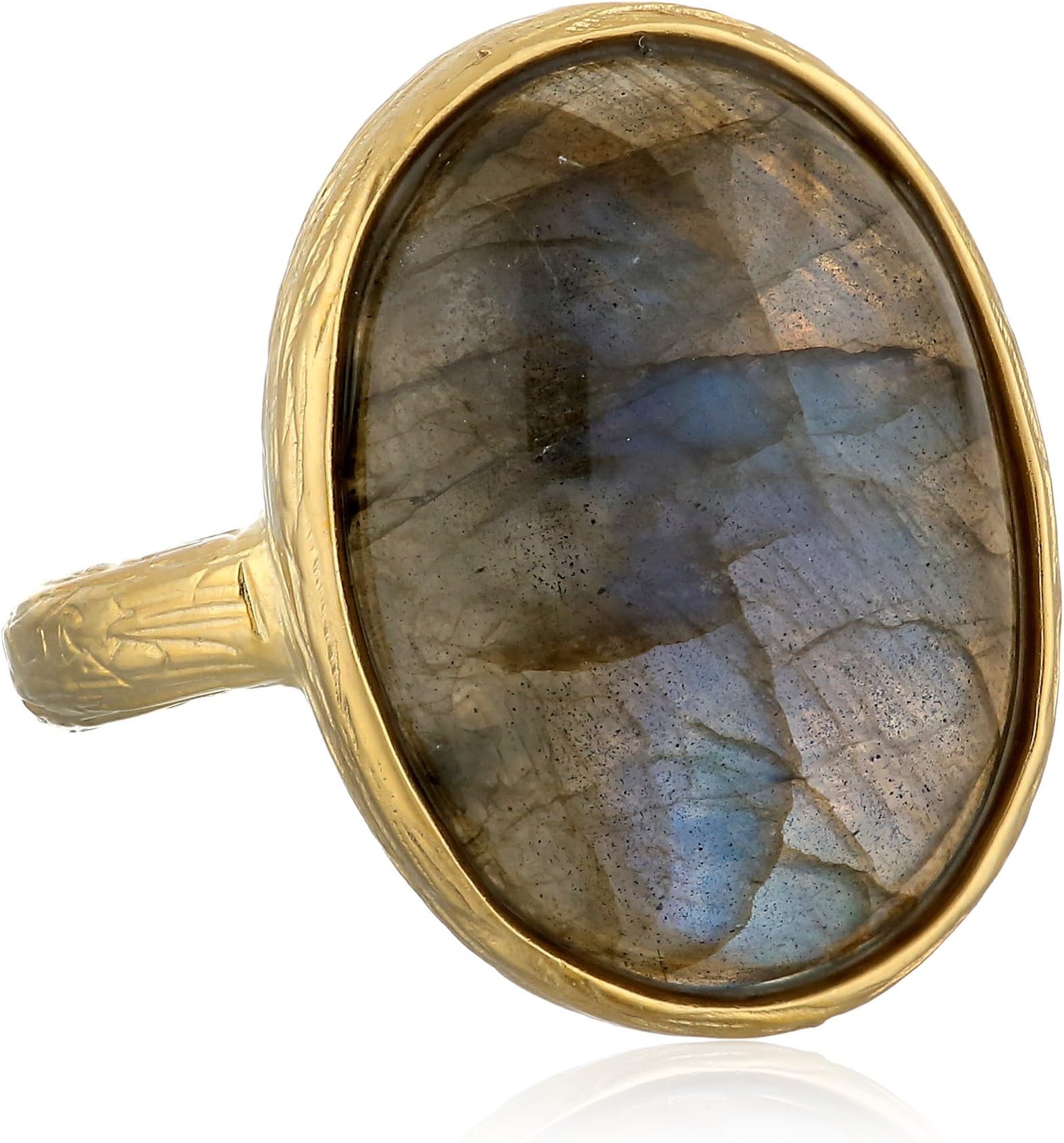 Sterling Silver Ring with Labradorite Stone