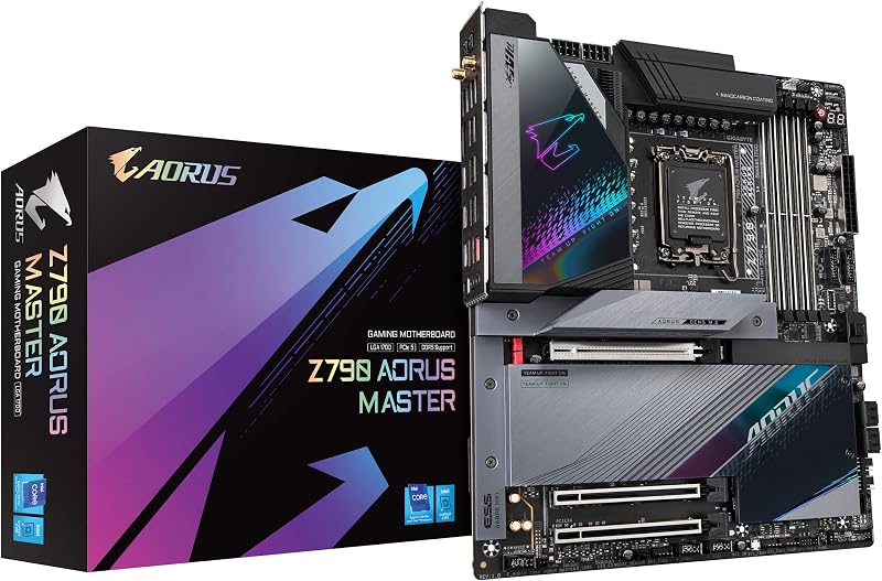 Gigabyte Z790 AORUS Master LGA 1700 DDR5 PCIe 5.0 WiFi 6E 10GbE EATX Motherboard