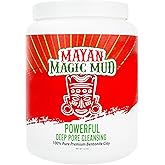Mayan Magic Mud Powerful Deep Pore Cleansing Sodium Bentonite Clay for Unisex - 32 oz Cleanser