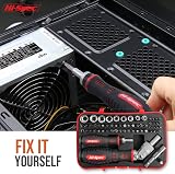 Hi-Spec 61pc ¼ inch Hex Driver Bits & Socket Set with Right Angle Ratchet view 6