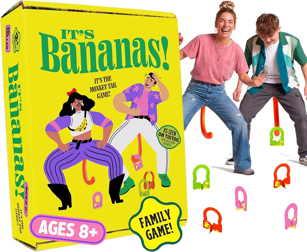 MCMILLER ENTERTAINMENT It's Bananas! Monkey Tail Game for All Ages