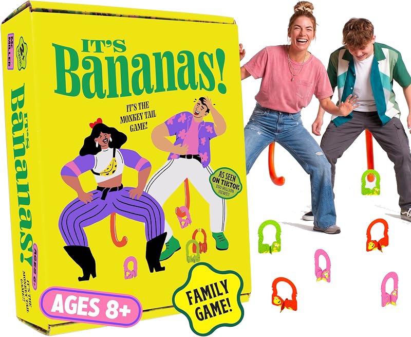 MCMILLER ENTERTAINMENT It's Bananas! Monkey Tail Game for All Ages