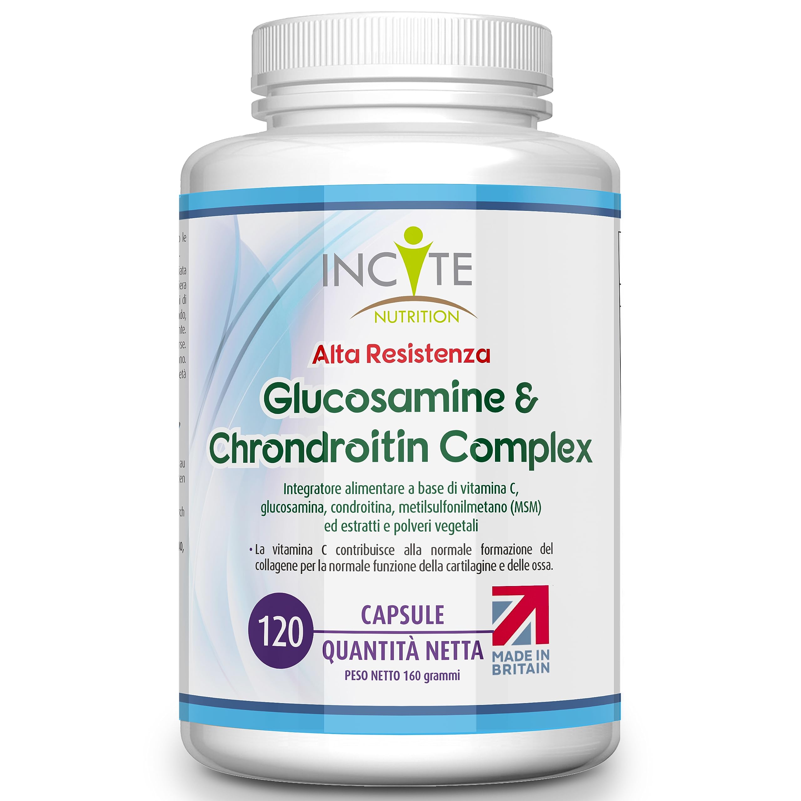 Glucosamine Sulphate 2KCl 1500mg Supplement | 365 Premium Tablets (12 Month’s Supply) | High Strength Quality Glucosamine Sulphate 2KCl | Made in The UK by Incite Nutrition®