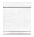 LazBlinds Cordless Bamboo Roman Shades, Light