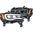 Morimoto XB LED Headlights Fits Jeep Grand Cherokee 14-21, Plug and Play Headlight Assemblies (LF278)