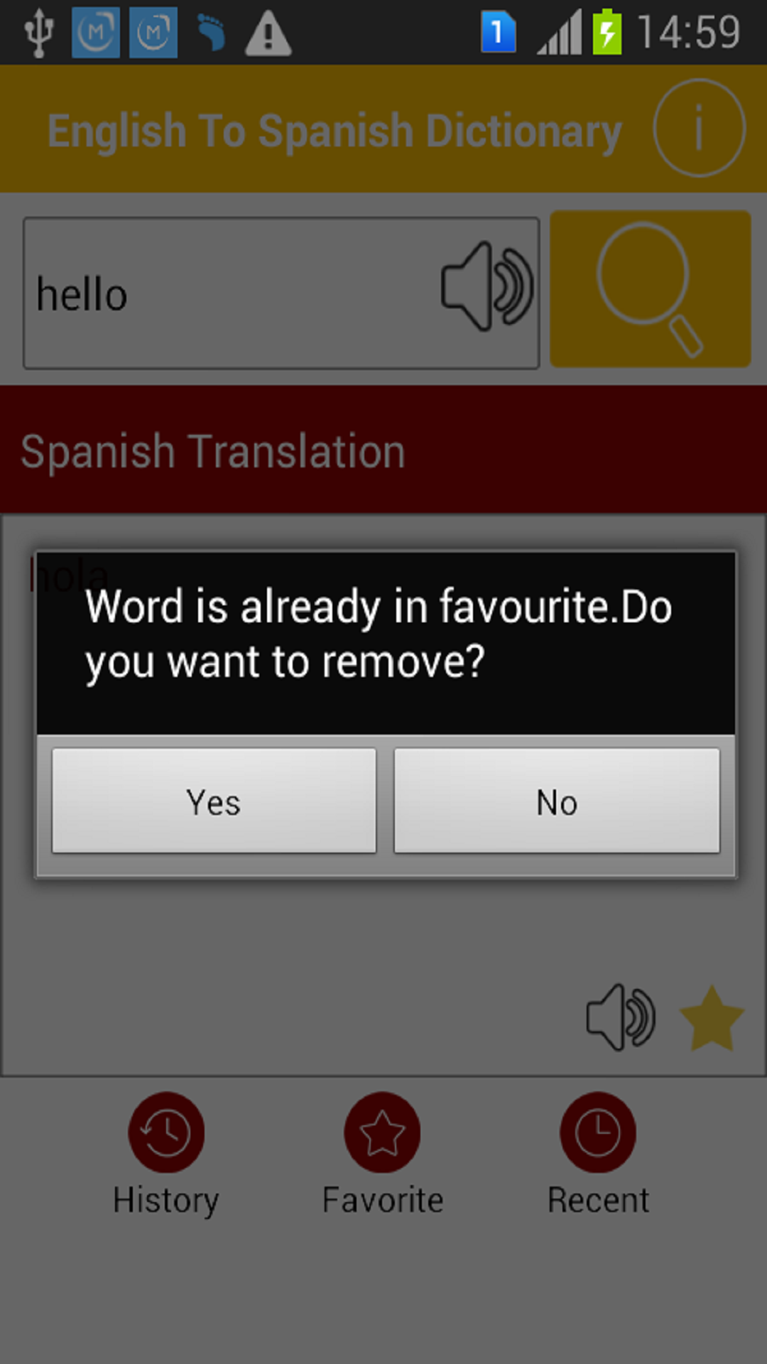 English To Spanish for Android