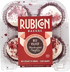 Rubicon Bakery Red Velvet Cupcakes 4 Count, 10 OZ