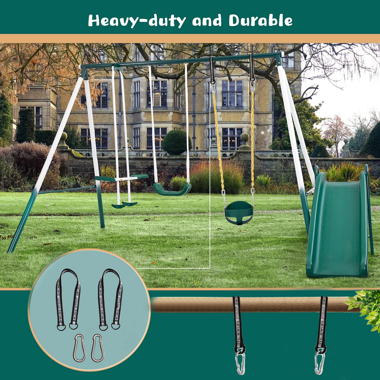 KINSPORY Toddler Swing, 59
