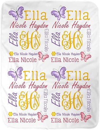 butterfly baby blanket