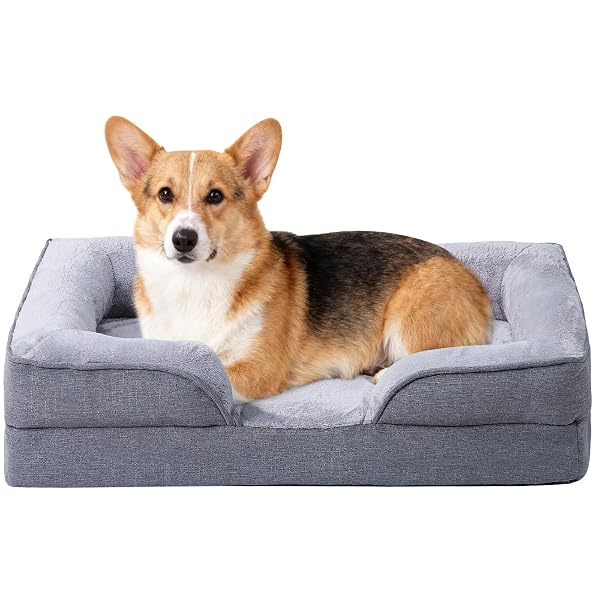 MAKIGUED ORTHOPEDIC DOG BED FOR MEDIUM DOGS EGG...