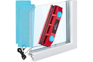 Tyroler Magnetic Window Cleaner Tool Double Side Glass | Ideal Window Cleaning Tool Magnetic (Double Glazed 8-18mm Window Thi