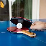PRO-SPIN Table Tennis Bats 4-Player Set with 3-Star Balls Case view 4