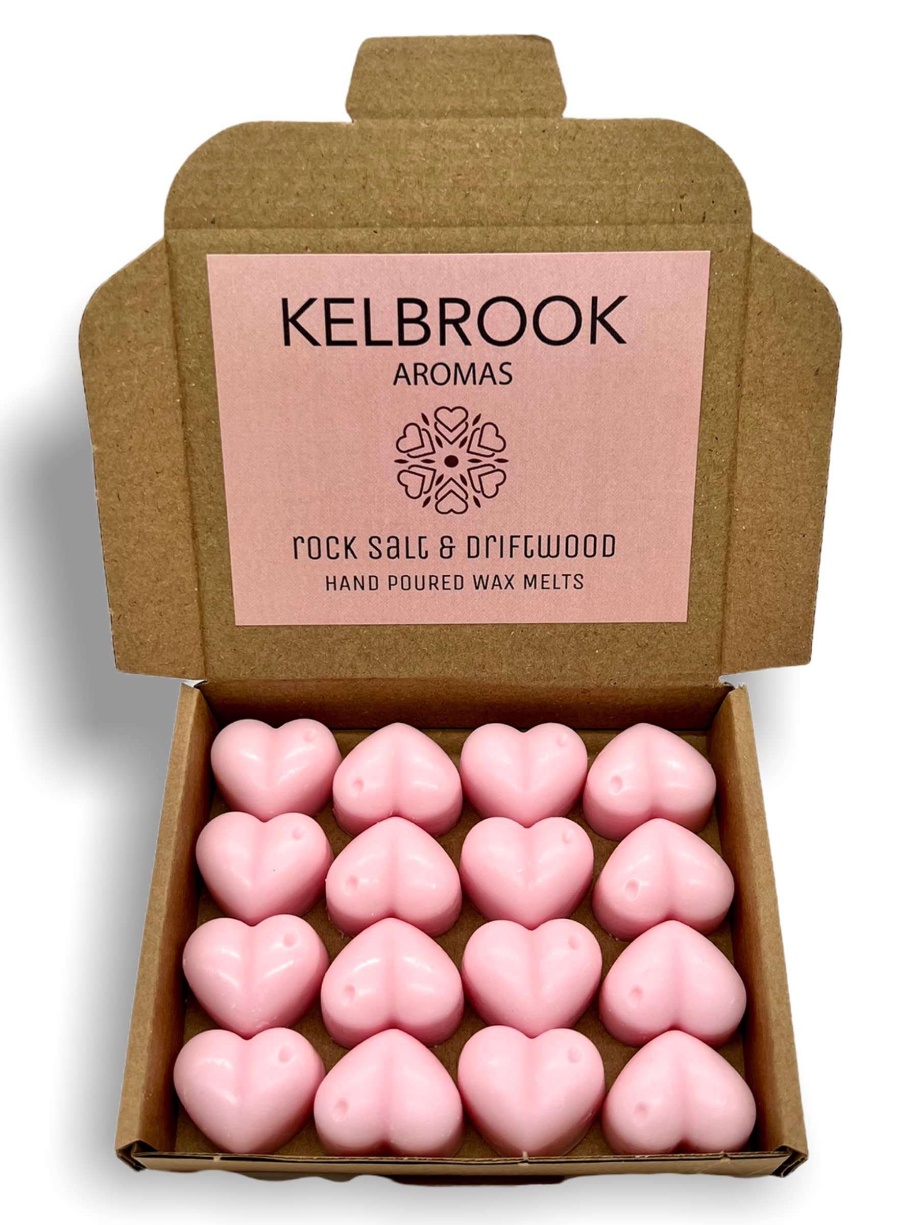 Wax Melts - Rock Salt and Driftwood | 16 Pack | Strong Scented | Made in the UK | Plastic Free | Vegan — image 1