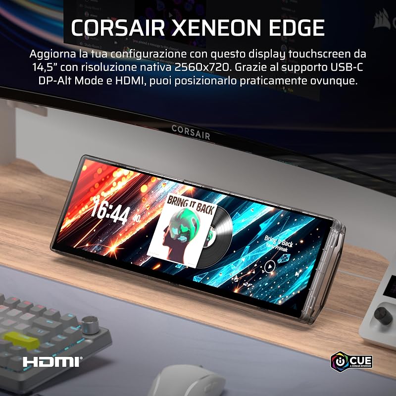 XENEON EDGE da 14,5" Touchscreen LCD – Crystal