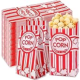 LINSIRON 225 Packs Paper Popcorn Bags, 1oz Small Popcorn Bags Bulk | Individual Serving for Popcorn Machine, Disposable Popcorn Bags Carnival Party Movie Nights Cinema