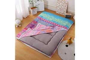 PRITIY Futon Slipcovers Twin Size, Dustproof Cover -Skin Machine Washable, Twin Mattress Fitted Sheet with Zipper Japanese Futon Mattress Cover Dust Cover Replacement Set Futon Floor Mattress Cover