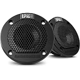AudioControl EPICPRO3NT 3&rdquo; 180W Neodymium Car Audio Tweeters Set (Pair) | High SPL speaker sound system upgrade, 4 ohm, crossover &amp; protective grilles, easy install on dash, A-pillars or door panels