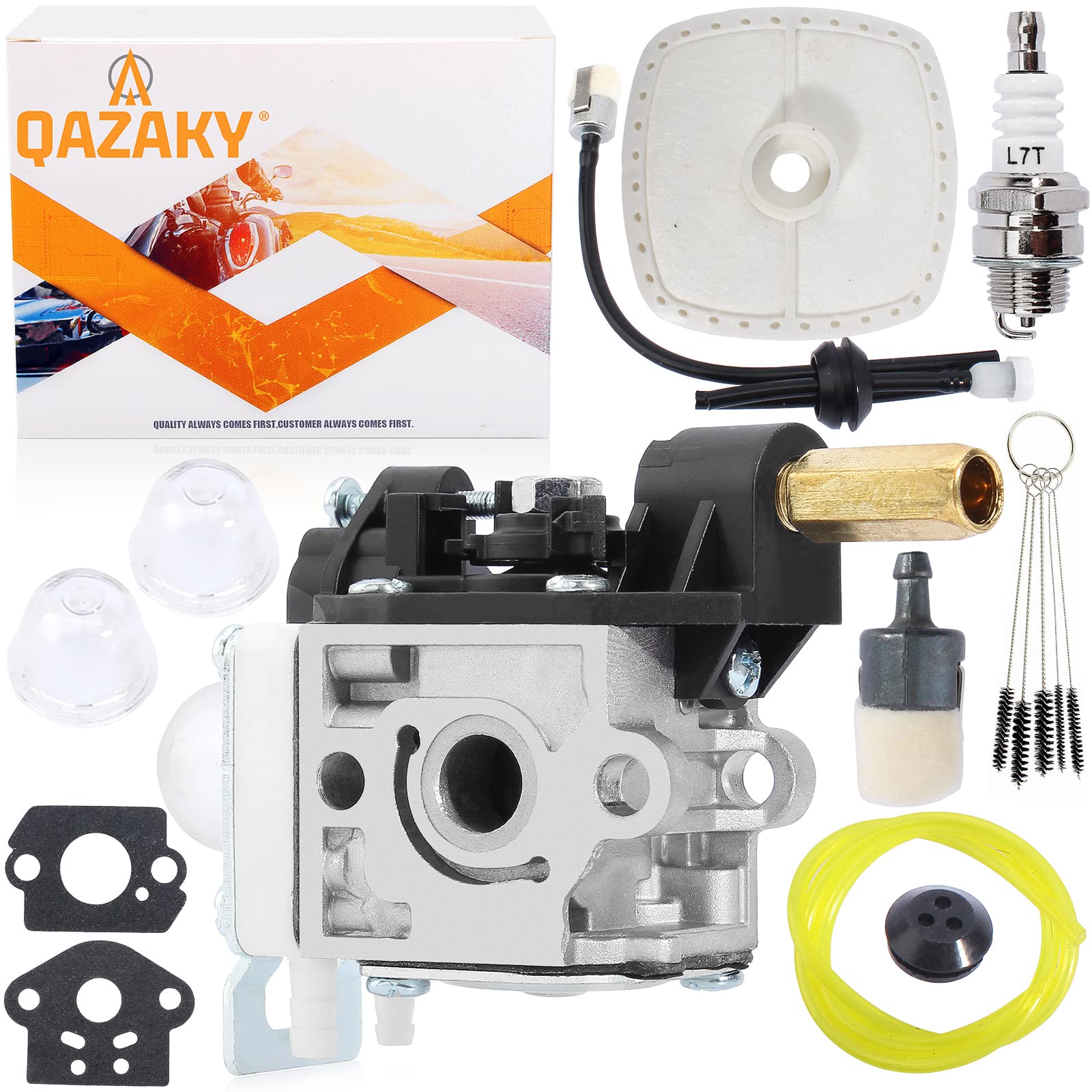QAZAKY RB-K75 SHC-212 Carburetor for Echo PE-230 PE-231 PAS-231 PPT-230 PPT-231 SRM-231 SHC-210 SHC-211 HC-160 HC-161 HC-180 HC-181 HC-200 HC-201 HCR-150 HCR-151 PB-230LN PB-231LN Hedge Trimmer Edger