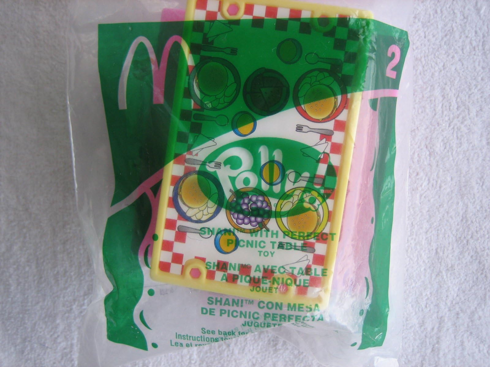 McDonalds Happy Meal 2003 Polly Pocket #2 Shani with Perfect Picnic Table