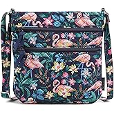 Vera Bradley Women's Cotton Triple Zip Hipster Crossbody Purse