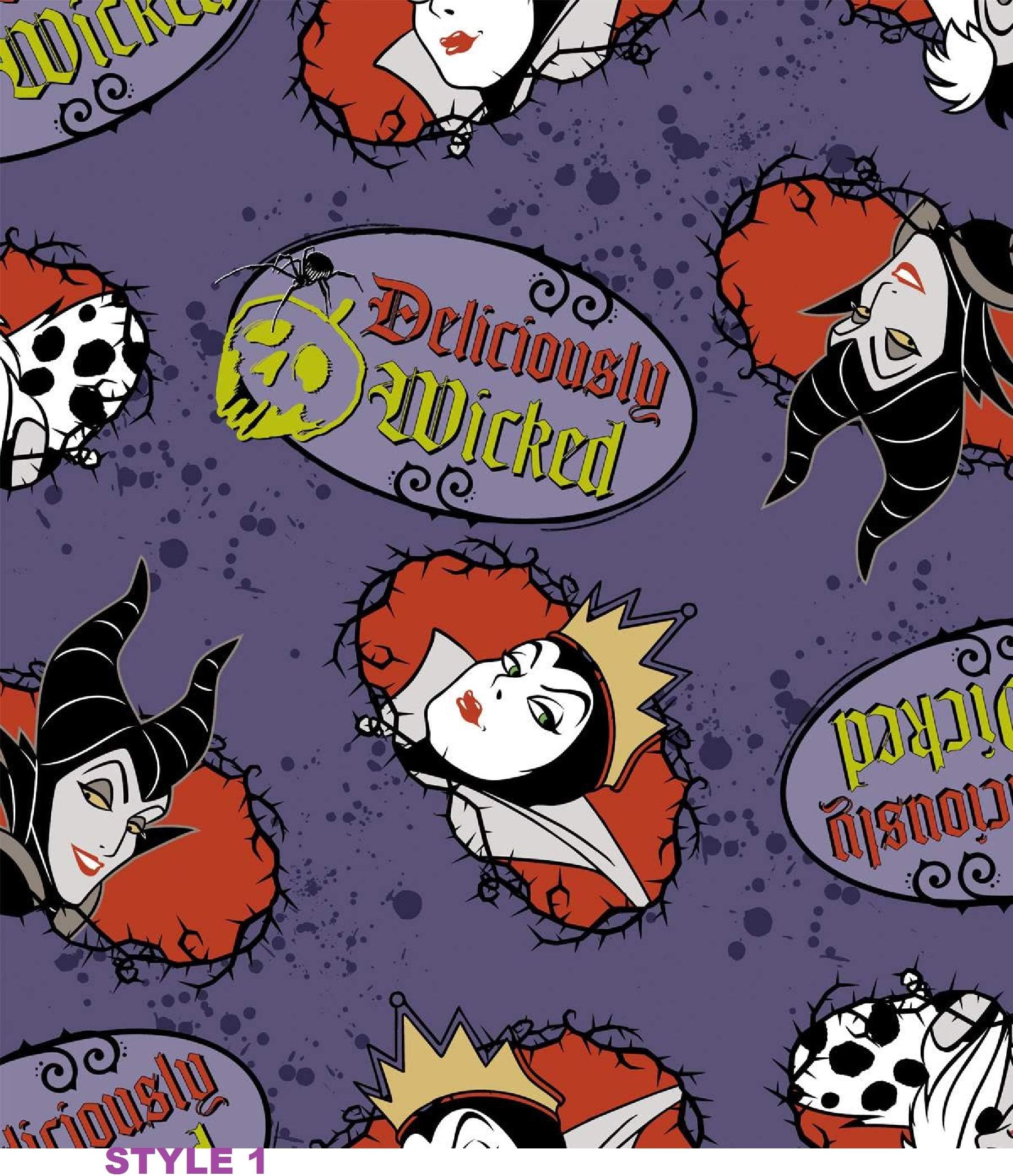 Deliciously Wicked ~ Disney Villains Fleece Baby Blanket