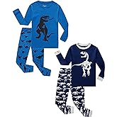 Family Feeling Striped Boys Girls 2 Piece Christmas Pajamas Set 100% Cotton Pjs