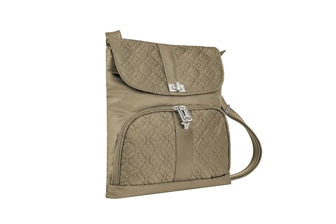 Travelon, Damen Umhängetasche, champagnerfarben (beige) - 42769-770