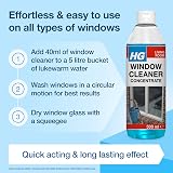 HG Window Cleaner Concentrate 500ml Professional Streak-Free Shine view 6