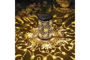 Season 2 Season Outdoor Solar Lanterns Garden Decor Hanging Solar Lantern Lights Waterproof Metal Garden Lantern with Sun Sta