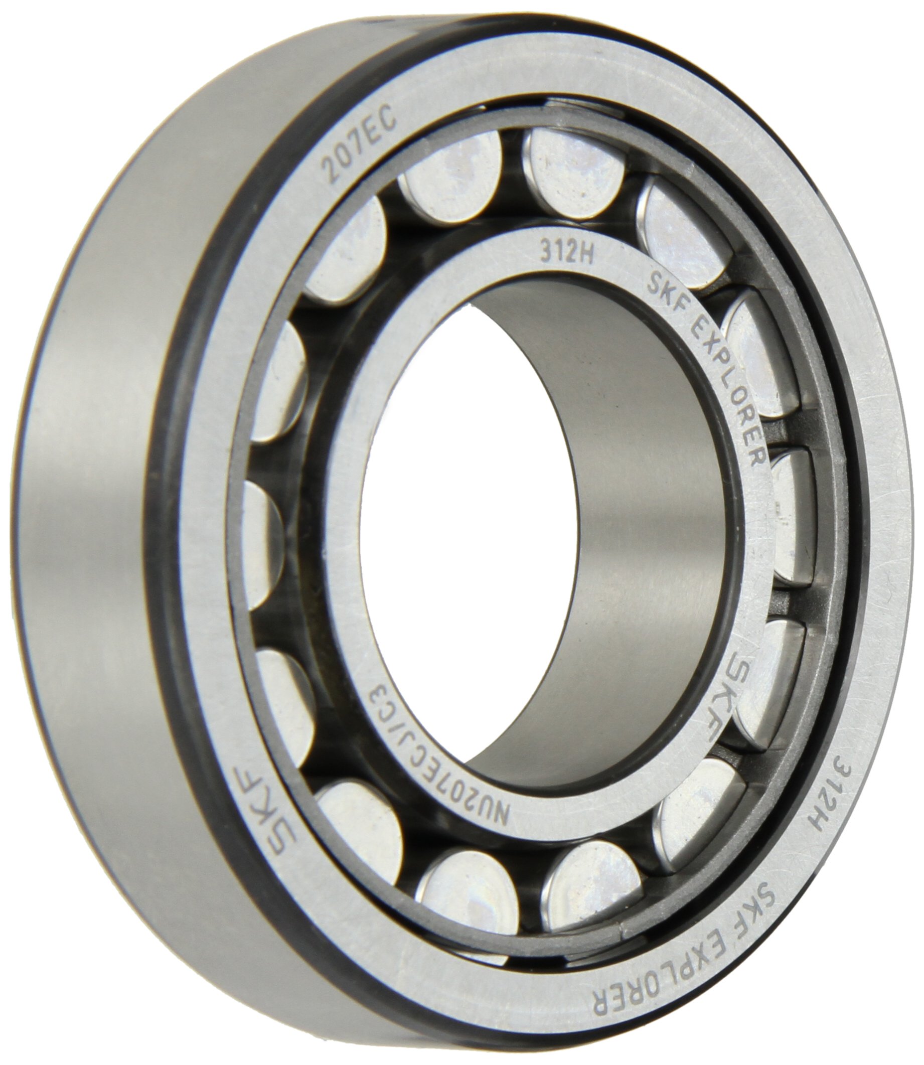 SKF Cylindrical Radial Roller Bearing, 120 ID, Bearing steel